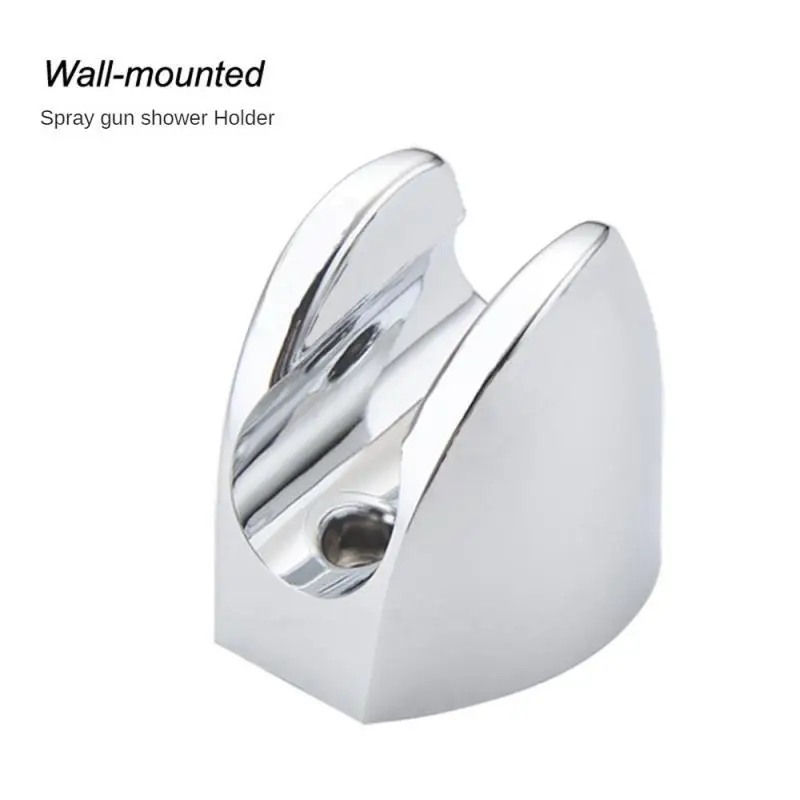 

Press Firmly Abs Shower Head Holder Strong Load-bearing 23 G Wall Seat Bathroom Accessory Shower Base Wall Mounted Full Plating