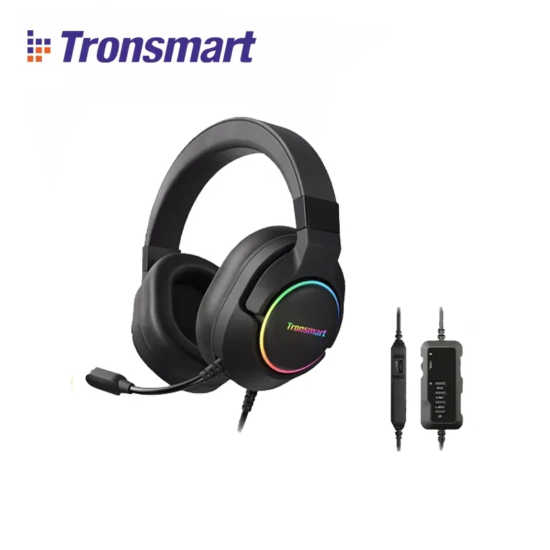 Проводные наушники Tronsmart Sparkle игровая гарнитура для PS4/PS5 ПК/ноутбука с 7 1