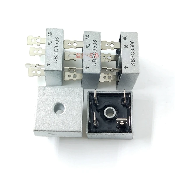 

Новый оригинальный однофазный выпрямитель KBPC3506 35A600V