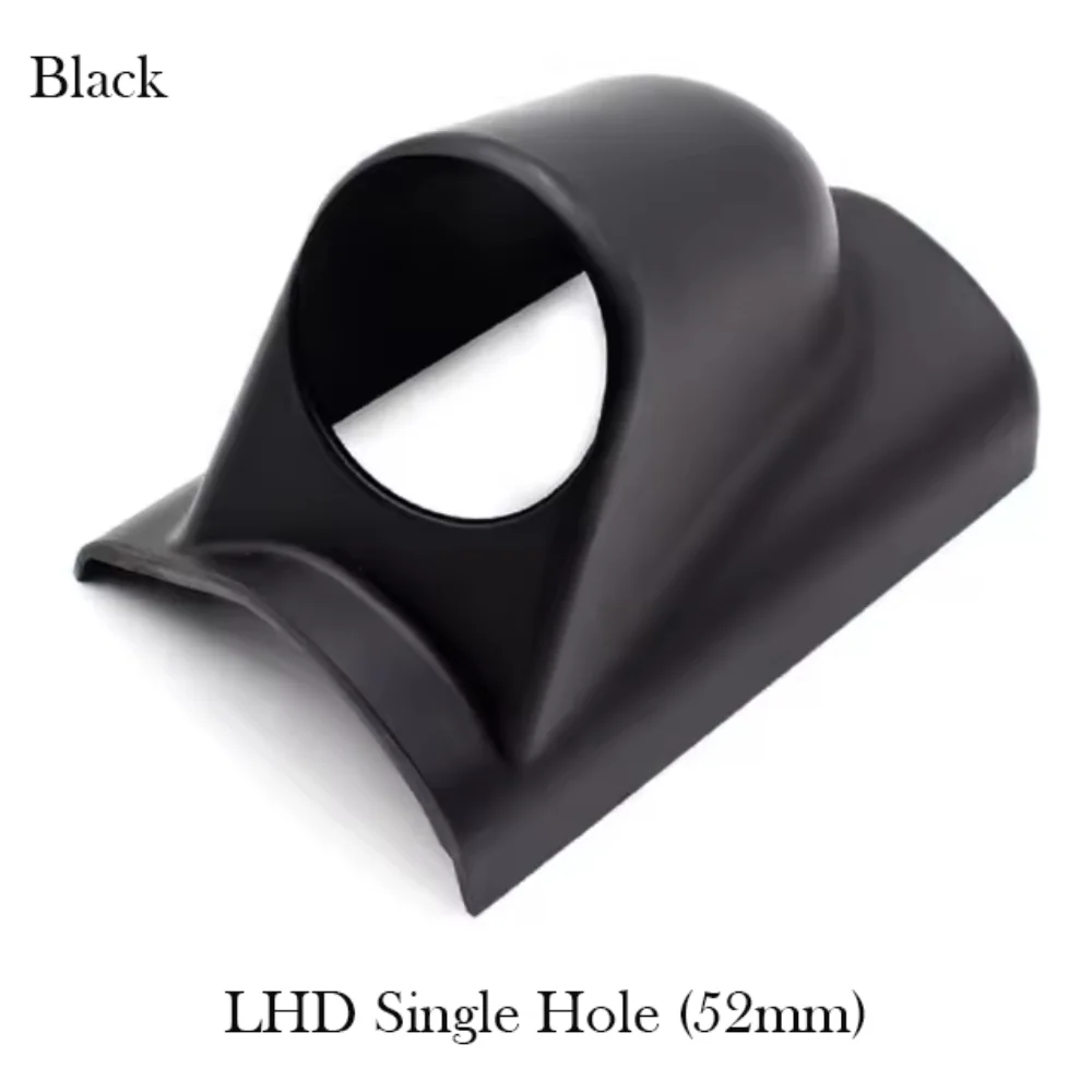 

52 мм автомобильный держатель манометра с одним/двойным отверстием, универсальная стойка для приборов, ABS, автомобильные аксессуары для левого/правого руля