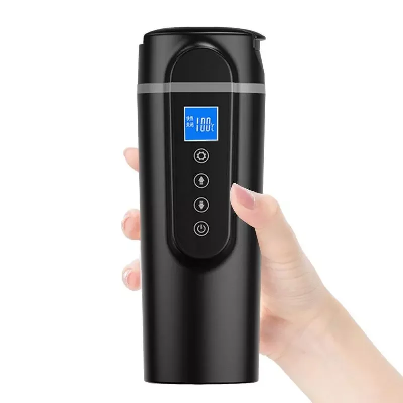 

Car Heating Mug 24V/12V Portable Travel Smart Coffee Travel Cup 30100 Variable Temperature Control Kettle For