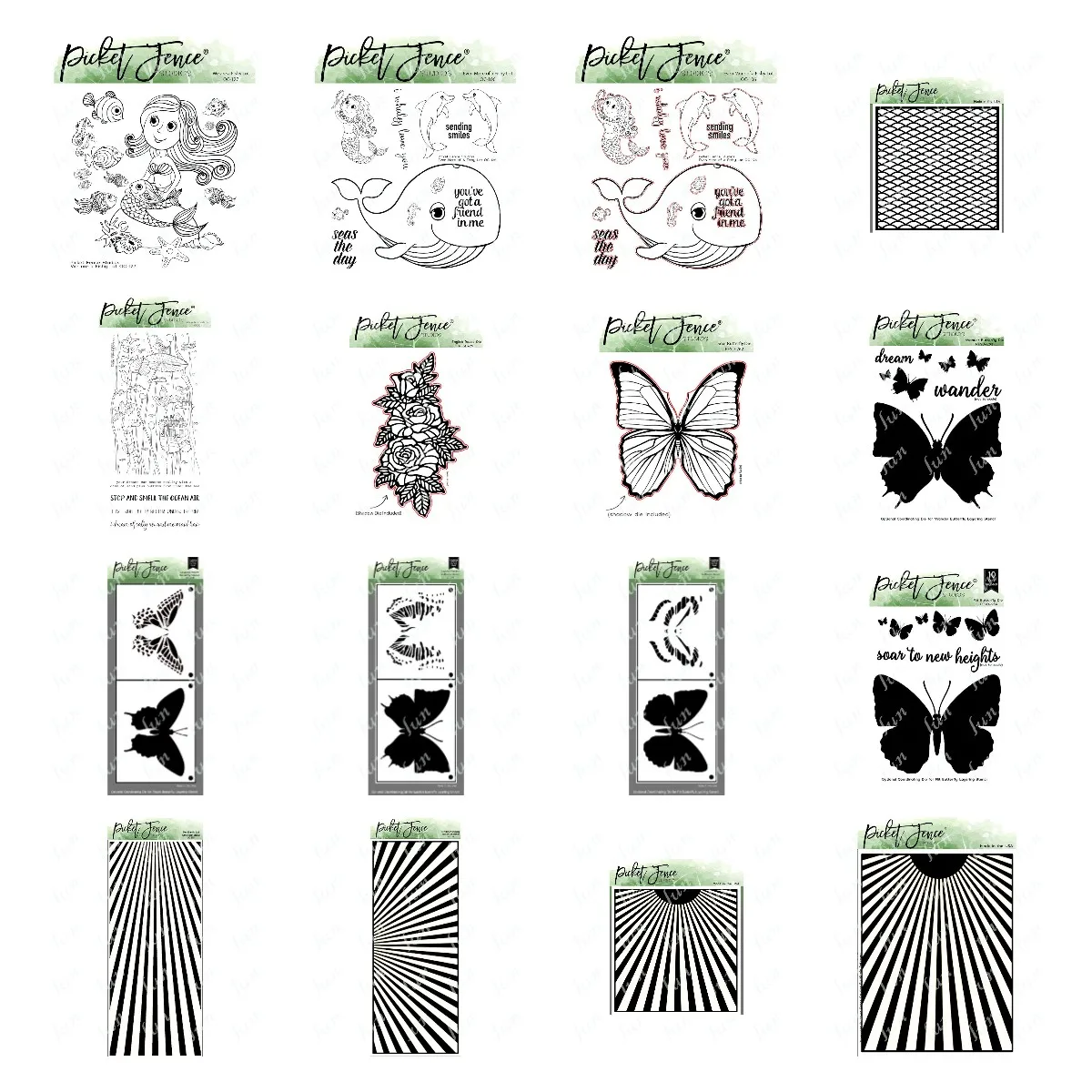 Купи Metal Cutting Dies Mermaids Butterfly Slim Line Stamps Layering Stencils Scrapbooking Greeting Card Album Embossing Folder за 116 рублей в магазине AliExpress