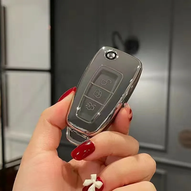 Новинка ТПУ чехол для автомобильного ключа Ford Everest Ranger C-Max S-Max Focus Galaxy Mondeo Transit Tourneo
