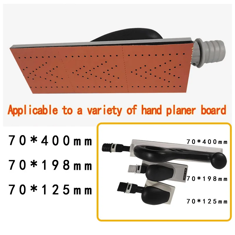 70mm/12M Hand-Grated Sandpaper Hand-Pushed Board Orange Sandpaper Back Self-Adhesive Automotive Dry Grinding 125/198/400mm