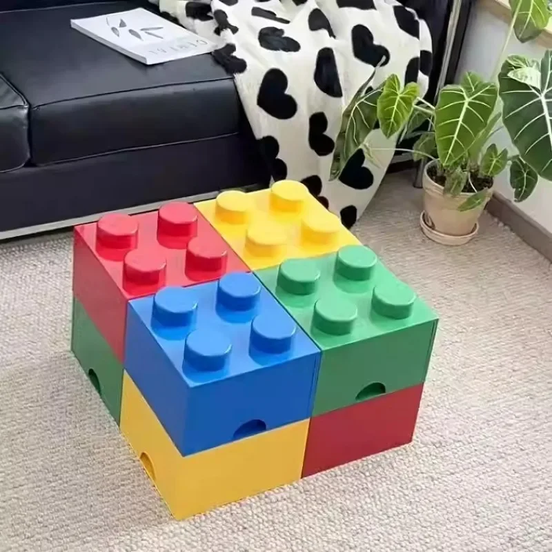 Новый креативный ящик для хранения строительные блоки пластиковая коробка