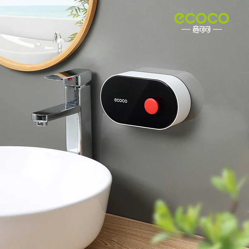 

Xiaomi Soap Box Wall Mounted Drain Hole Free Household Toilet with Cover Without Ponding Double Cell Soap Box