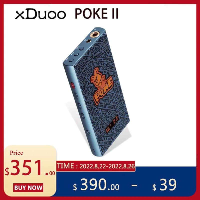 XDUOO POKE II портативный DAC усилитель для наушников CS43198 PCM32Bit/384KHZ DSD256 HiFi Декодер