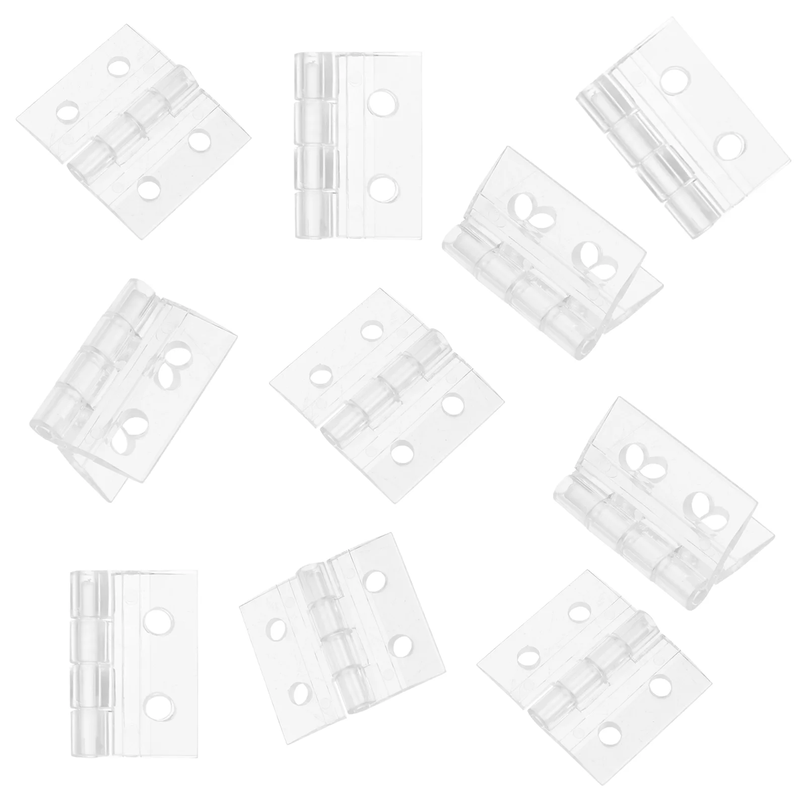 

10pcs Hinges Mini Professional Small Transparent Hinge Craft Hinges Hinge