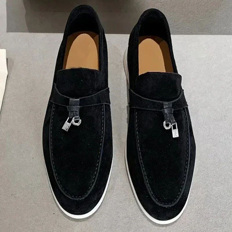 Мужские и женские кожаные лоферы роскошная брендовая повседневная обувь модная