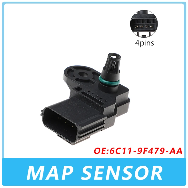 

Датчик давления впускного коллектора MAP 6C11-9F479-AA для CITROEN JUMPER FIAT DUCATO FORD TRANSIT MK7 PEUGEOT BOXER 2,2 2,4