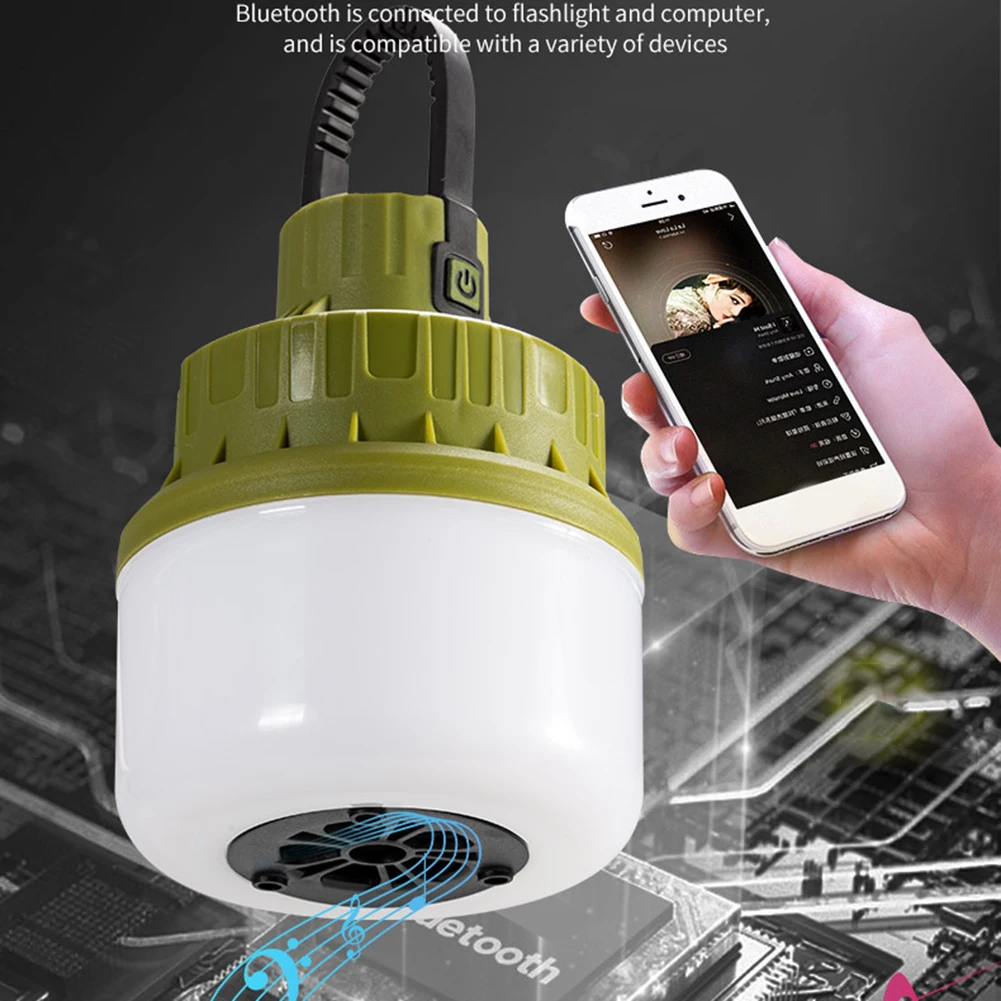 

Многофункциональный водонепроницаемый фонарь с зарядкой от USB C и внешним аккумулятором