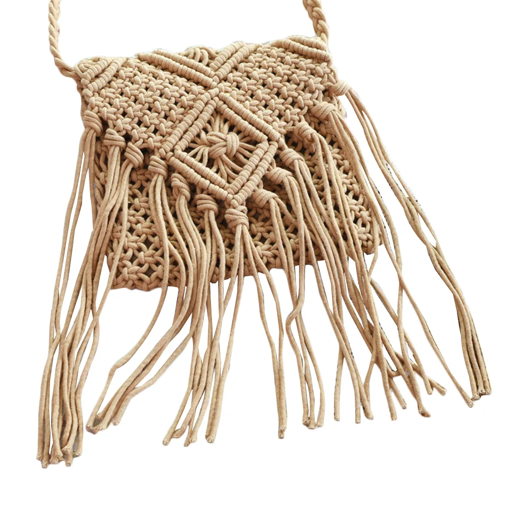 

Crochet Crossbody Straw Body Purse Women Handbags Shoulder Cross Beach Clutch Summer Vintage Purses Woven Crotchet Corss
