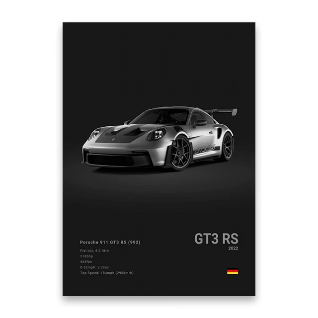 

Художественный принт Famous Cars на холсте