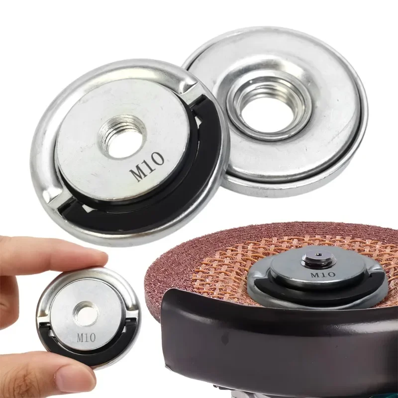 M14 M12 Угловая шлифовальная машина с резьбой Самоблокирующаяся пластина Нажимная