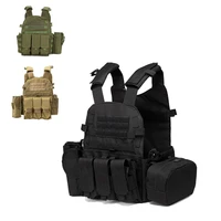 tactical vest military hunting nylon vest hunting gear combat camo vest hunting clothes 6094 airsoft accessories outdoor sports