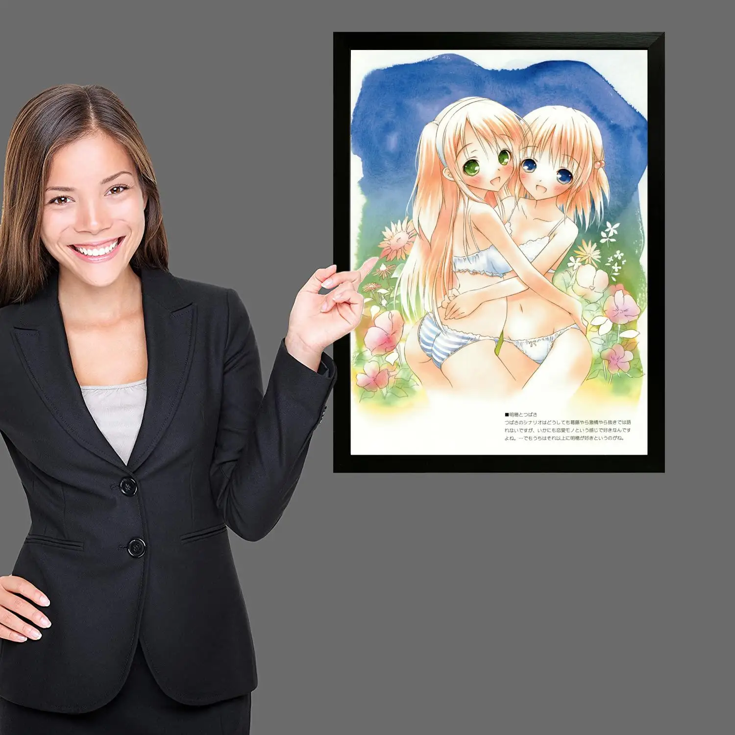 Ashita wa docchi da Canvas Art Poster настенное искусство картина с принтом современная семья