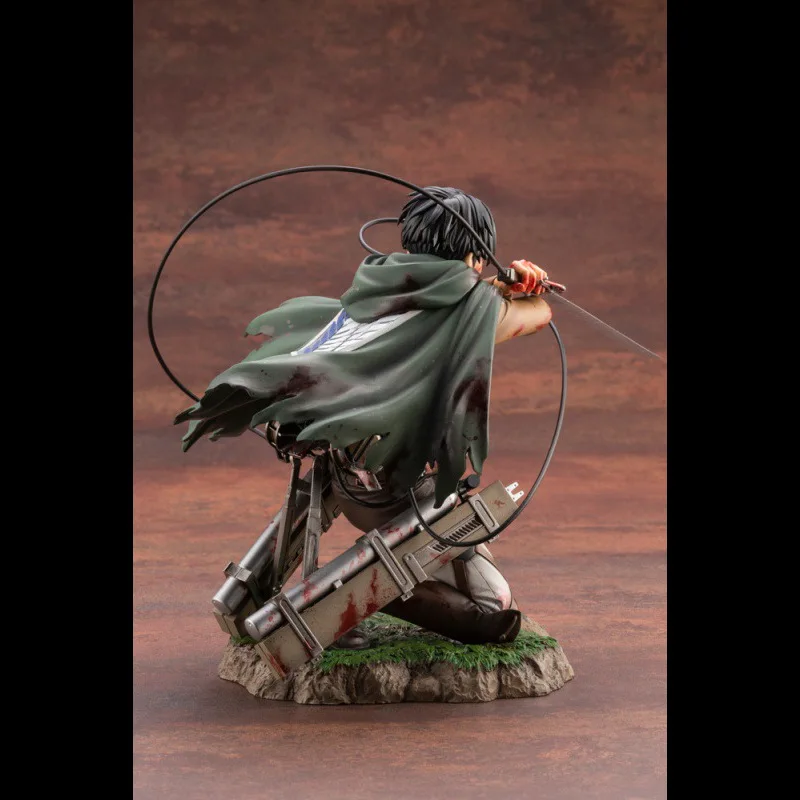 Bandai Attacking Giants Commander Liweier фигурка военного повреждения боевое положение на коленях