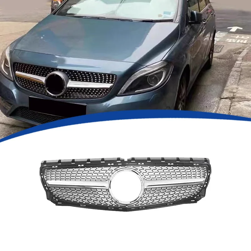 

Подходит для 2011-2014 B-класса W246, модифицированная решетка звездного неба, передняя гоночная решетка, маска, крышка, накладки, решетки переднего капота