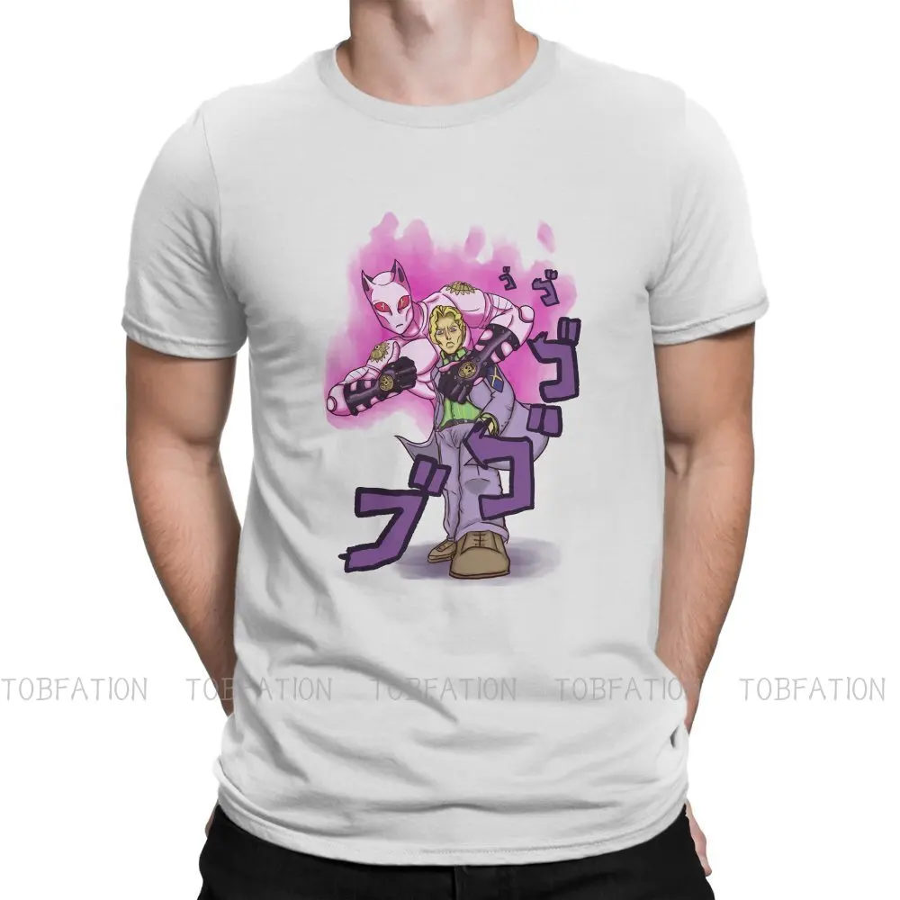 

Killer Queen Unique TShirt Jojo Bizarre Adventure Jonathan Joestar Manga Creative Gift Clothes T Shirt Stuff Ofertas
