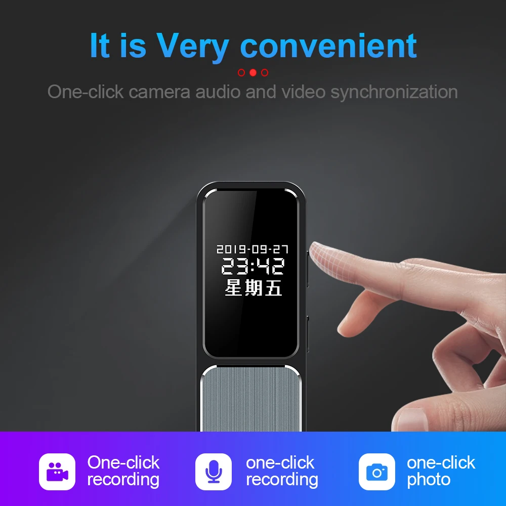 

Ручка для записи аудио и видео D1, ручка для записи аудио и видео, интеллектуальная HD шумоподавление, ручка для записи с U-диском, мини-диктофо...