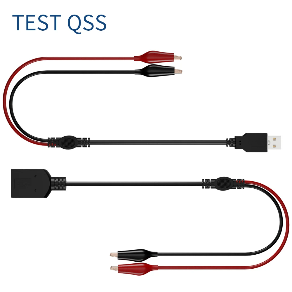 QSS зажимы типа «крокодил» для USB кабеля 2 шт.