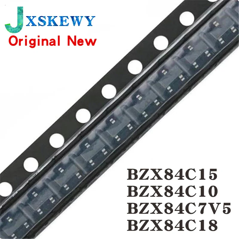 50 шт. Новый BZX84C18 BZX84C7V5 7,5 V BZX84C10 10V Z9 SOT23 BZX84-C18 SOT-23 18V стабилизированный диод напряжения