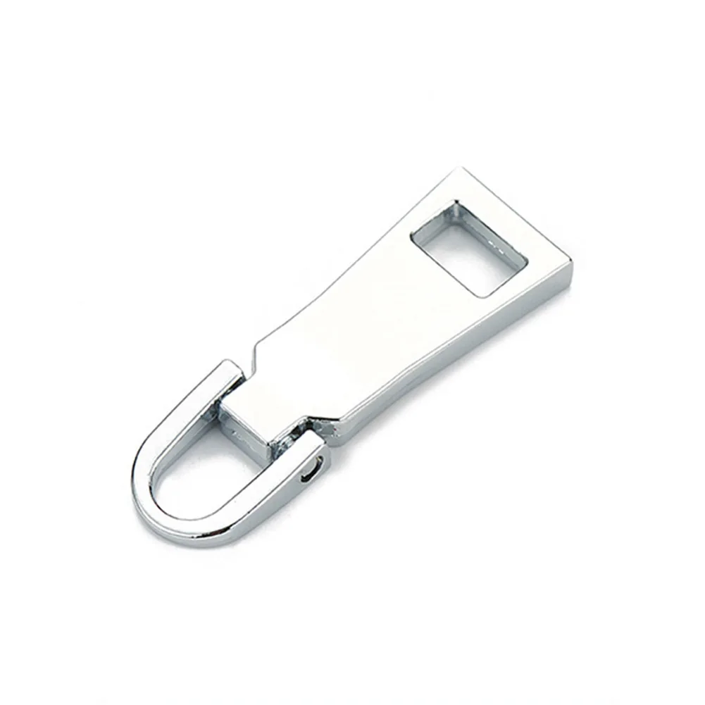 

2Pcs Zip Slider Pull Tag Fixer Repair Replacement Puller Bottom For Broken Buckle Travel Bag Suitcase Garment Zipper Head