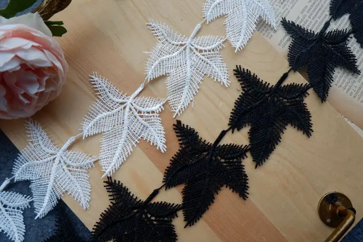 Кружевная лента с вышивкой из полиэстера французское кружево гипюровая ткань