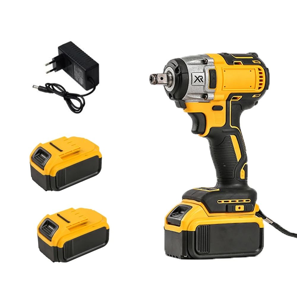 Electric Impact Wrench Brushless Cordless Electric Wrench 1/2 Inch Compatible Makita 18V Battery Screwdriver Power Tools
