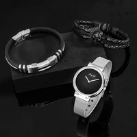 sport%c2%a0watches%c2%a0for%c2%a0men fashion sport without scale wristwatch mesh steel watch band bracelet set simple style gift montre homme