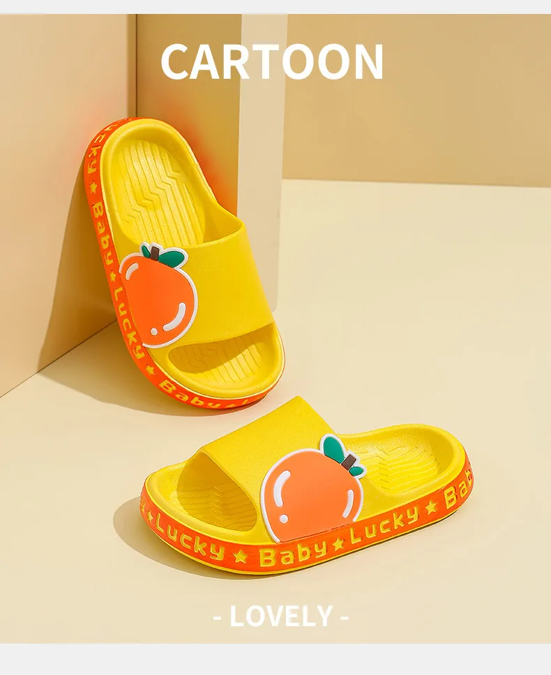 

children slippers summer cartoon soft bottom comfortable girls sandals home bathroom boy baby home beach slippers
