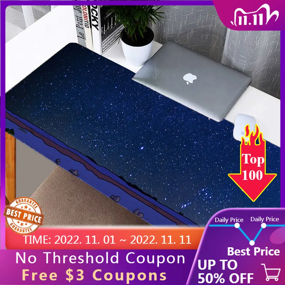 

Mairuige 30X80CM Star Mouse Pad Non-slip Soft Rubber Gaming Mouse Pad Home Office Desktop Mouse Pad Mini Pc Computer Mouse Pad