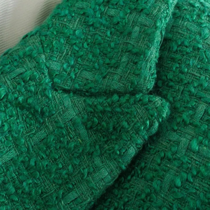2023 Spring Blazers for Women Clothing Fashion Texture Blazer Suits Vintage Long Sleeve Outerwear V Neck Pocket Chic Green Coats