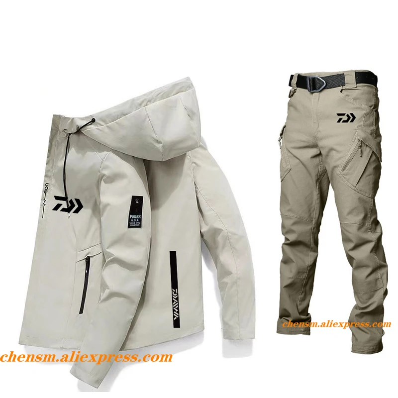 

New Summer Waterproof Fishing Jacket Hiking Clothes Camping Suits Fishing Clothing Autumn Men's Outdoor Coats and Jackets