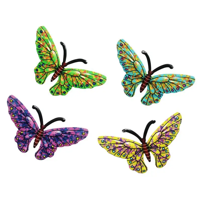 

Настенные металлические украшения Matal Butterfly для кухни, гостиной, спальни