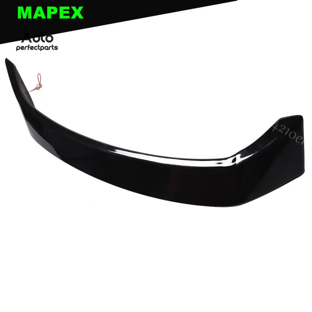 Глянцевое черное крыло спойлера багажника со светодиодной подсветкой для Honda Civic