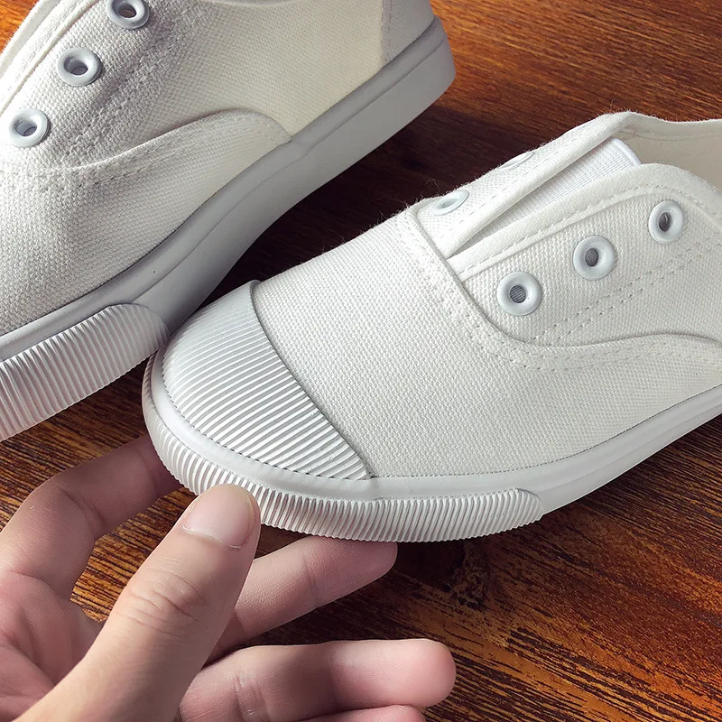 2022 Promotion Flat Shoes Women Loafers Fashion Sneakers Canvas Shoes Woman Spring/Autumn New Casual Slip-on White Ladies Shoes