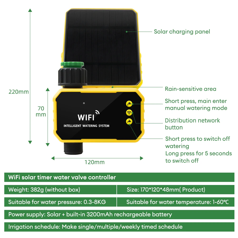 Контроллер Садового Орошения Tuya WiFi