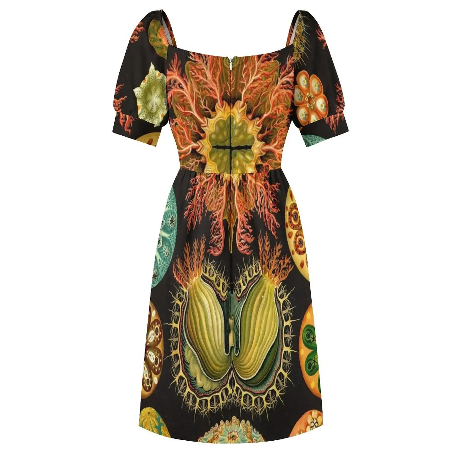 Платье без рукавов асцениа-Эрнста Haeckel длинные витые платья женская одежда