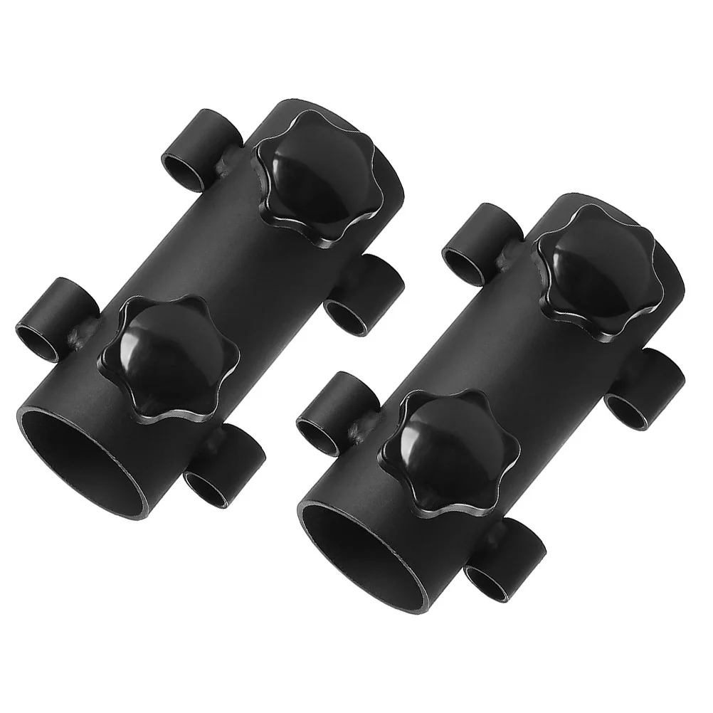

2pcs Awning Pole Holder Canopy Rod Outdoor Canopy Pole Metal Fixed Tube