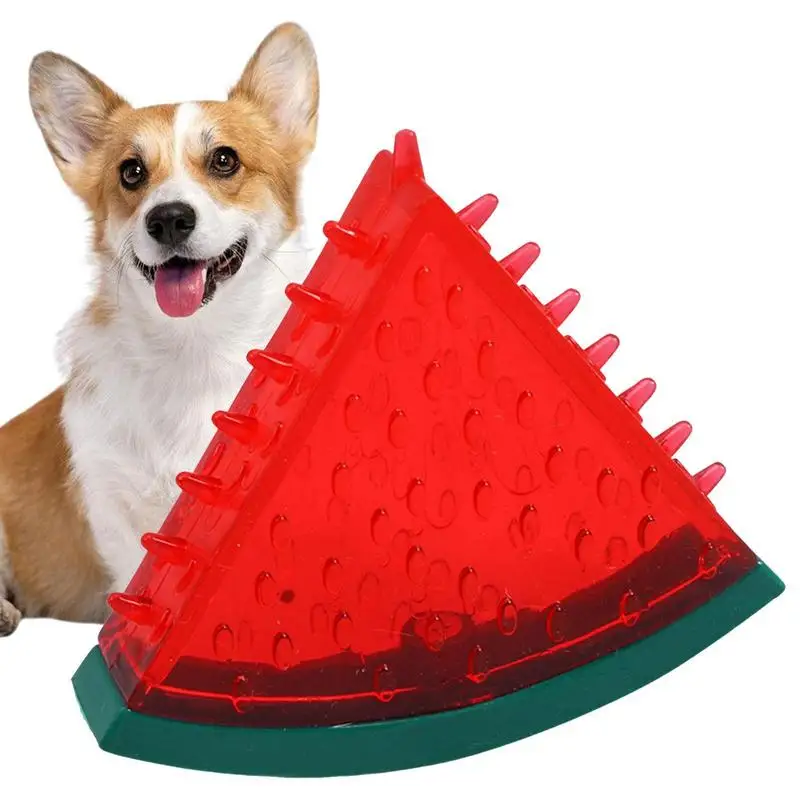 Summer Dog Frozen Toys With Fruit Shape Design Cool Down Hydrating Dog Chew Toy For Golden Retriever