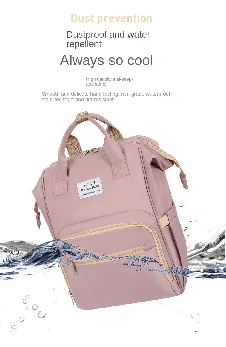 New Waterproof Maternity Bags Baby Mummy Diaper Printed Nappy Bag Mom Backpack For Stroller Nursing Care #Y |