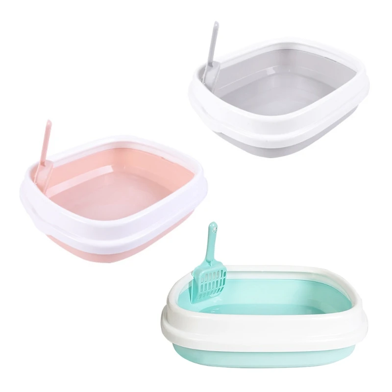 

Portable for Cat Litter Bowl Toilet Bedpans Large Middle Size for Cat