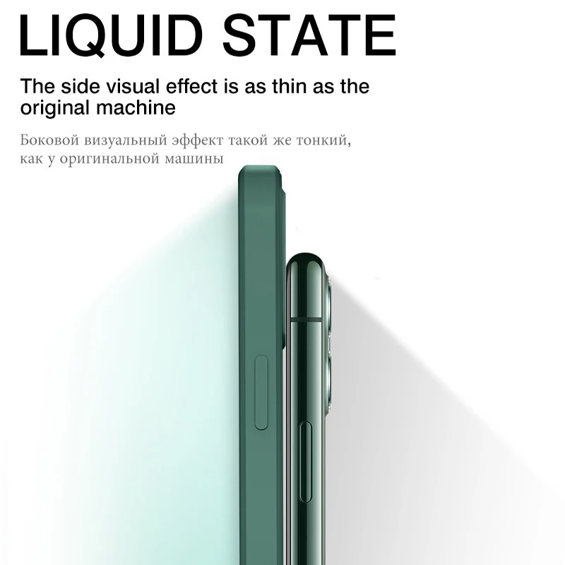 Оригинальный силиконовый чехол для телефона iPhone 13 11 12 Pro Max, кейсы XS X XR 7 8 Plus, ударопрочное покрытие.