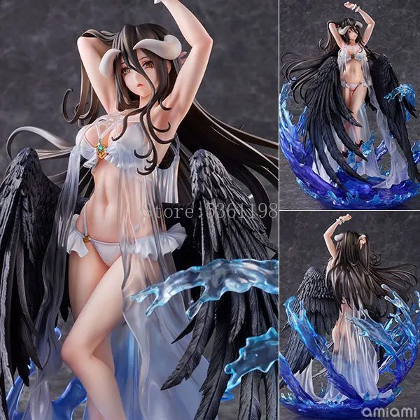 

1/7 Deluxe Edition 33 см Overlord Albedo Сексуальная Аниме Фигурка Albedo купальник экшн-фигурка юката so-bin фигурка игрушки для взрослых