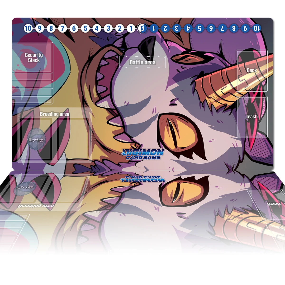 

Игровой коврик Digimon Gabumon DTCG TCG, Настольная резиновая подставка для мыши, для настольных игр, для поединок, торговых карт