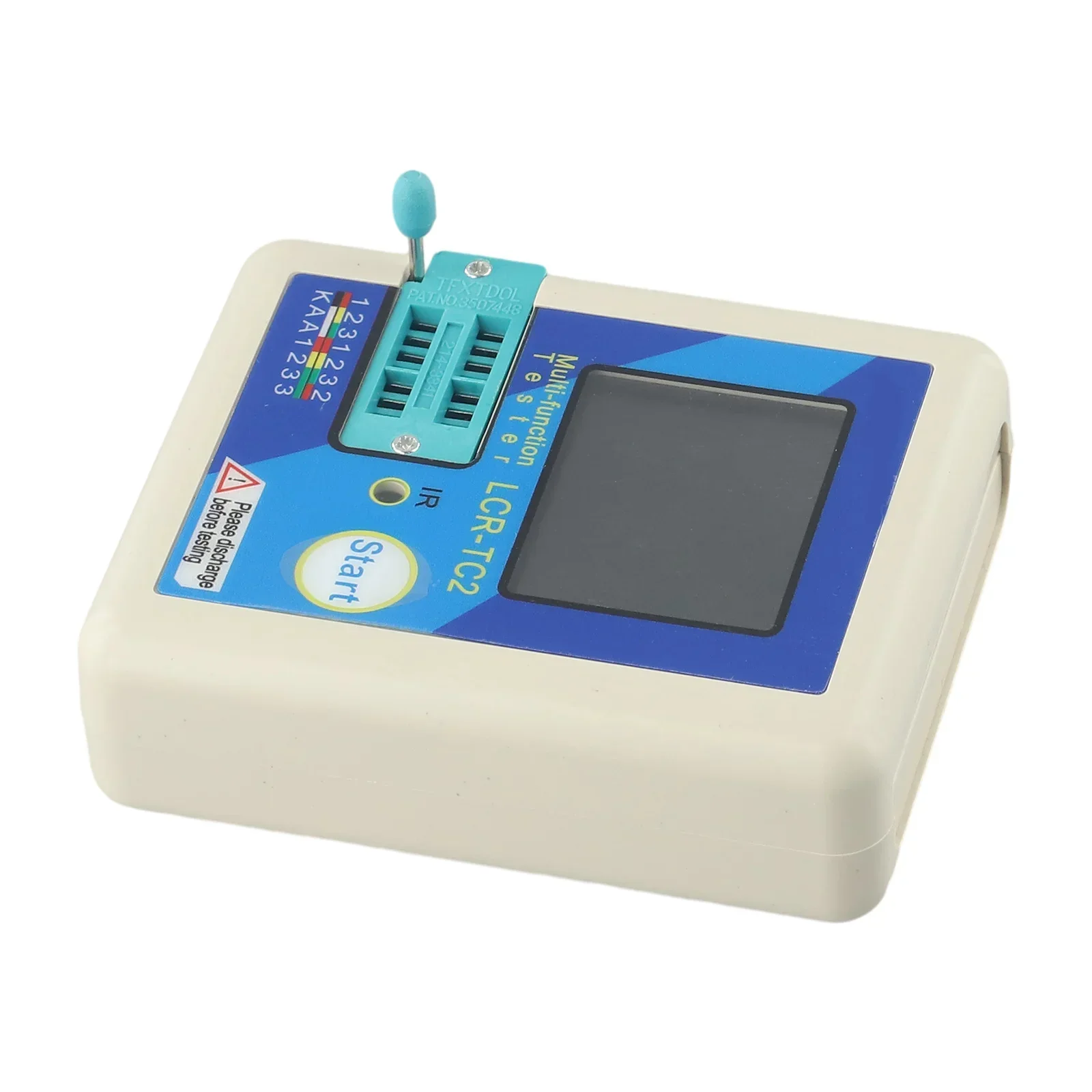 Портативный тестер транзисторов LCR TC2 совместимый с диодным триодом транзистором