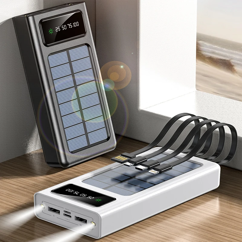 Внешний аккумулятор на солнечной батарее 80000 мАч |