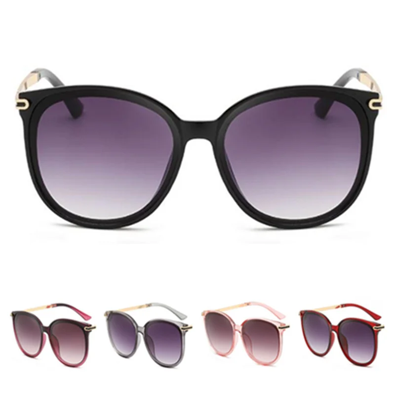 

Fashion Women Sunglasses Cat Eye Sun Glasses Unisex Anti-UV Spectacles Oversize Frame Eyeglasses Alloy Temples Ornamenta A++