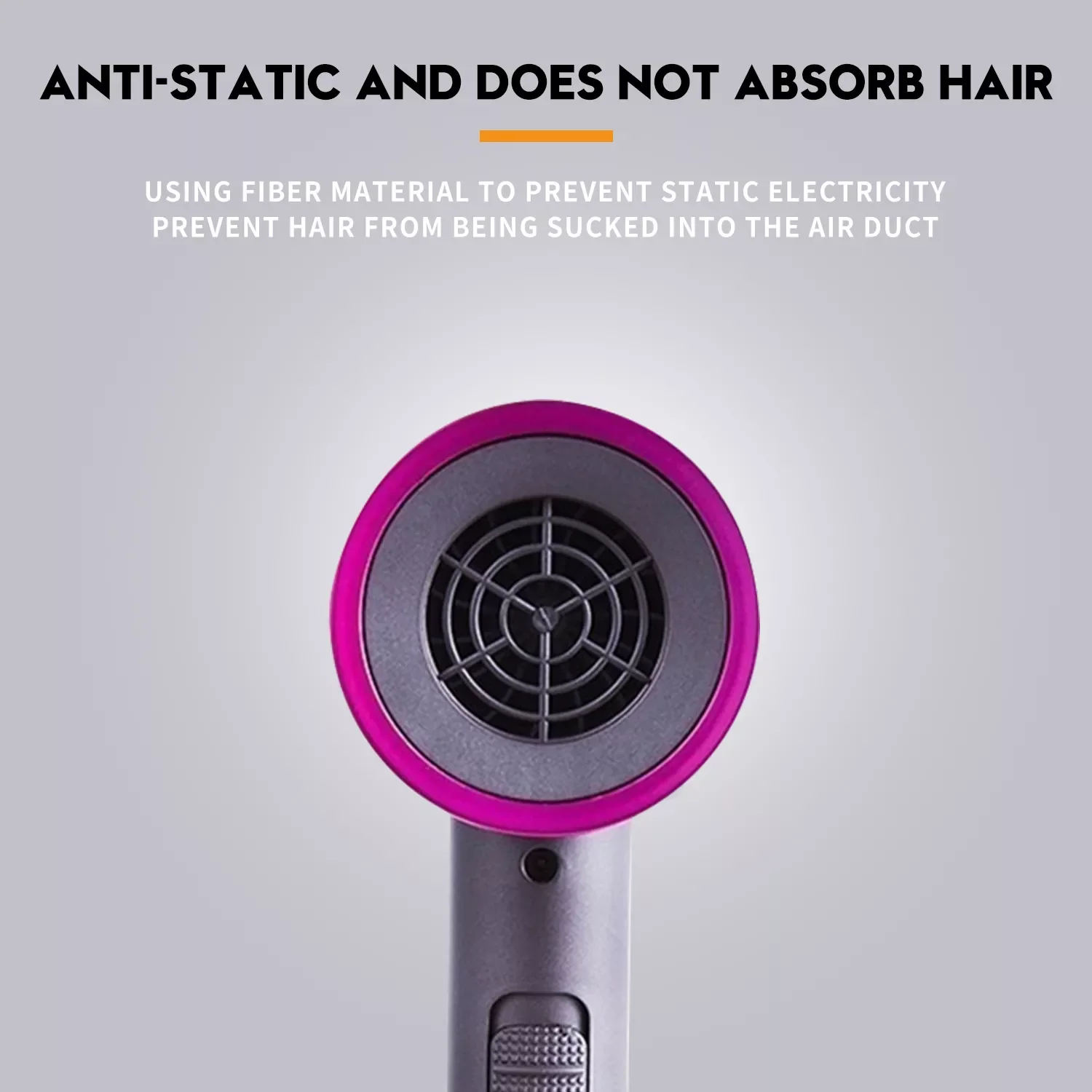 Negative Ion Hair Dryer Professional Salon Ionic Blow Dryer with Diffuser & Concentrator Ceramic Powerful Fast Drying Hairdr enlarge